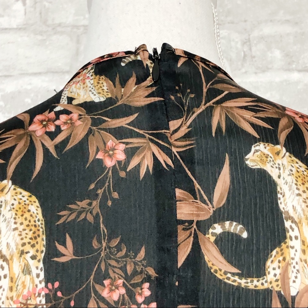 GENERATION LOVE NWOT Blaine Leopard Maxi Dress XS - Picture 13 of 16
